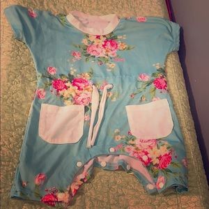Flowered romper!